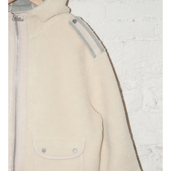 SCOTCH & SODA BONDED TEDDY HOODED JACKET - Picture 4 of 15